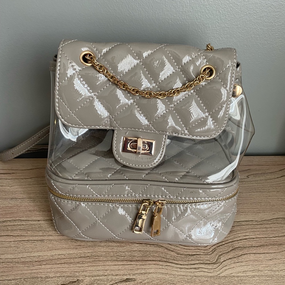 Like New Women Transparent BackPack for sale
